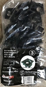 ¡¡¡Paquete de 30!!! Inertes de escalera de fibra para balaustres redondos - negros - #16005 - Imagen 1 de 3