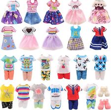 12 PCS Chelsea 6 inch Dolls Clothes and Accessories 5 Piece Boy Clothes and Girl