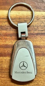 Mercedes Benz Key Chain / keyring Stainless Steel metal 3D Emblem Logo - Picture 1 of 3