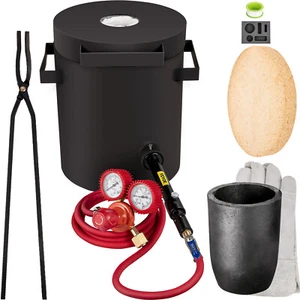 VEVOR Forge à Gaz Propane Four de Fusion Capacité du Creuset en Graphite 4 kg - Foto 1 di 12