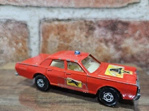 Vintage Matchbox Superfast No. 59 or 73 Mercury Fire Chief Car By Lesney - Picture 1 of 5
