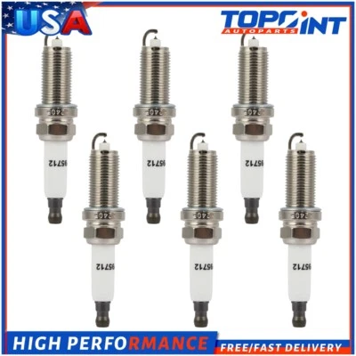 6x bujías de iridio para BMW 328i xDrive 2010-2013 3,0 L V6 95712 LZFR6AP11GS Foto 1 de 4