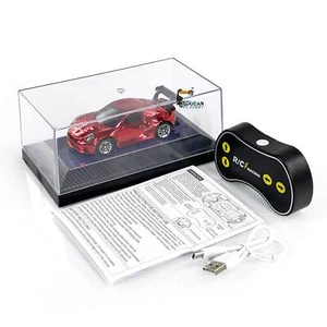 1/43 RC Racing Auto LED Lichter Mini Spielzeug Fernbedienung Elektroauto RTR - Picture 1 of 10
