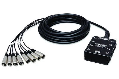 Hosa Pro-Conex Little Bro' 25 ft Sub Snake - 8 XLR Sends - SH-8X0-25 - Image 1 of 4