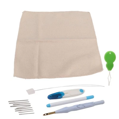 Punch Needle Kit Ergonomic Design Punch Needle Tool For Clothes Curtain Part. - Image 1 of 4