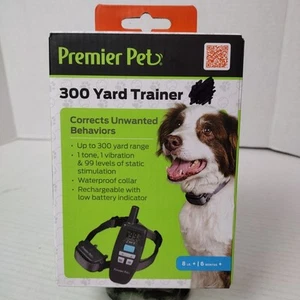 Premier Pet 300 Yard Trainer 8lb+ 6 Months+ Behavior Correct GDT00 New Sealed - Picture 1 of 5