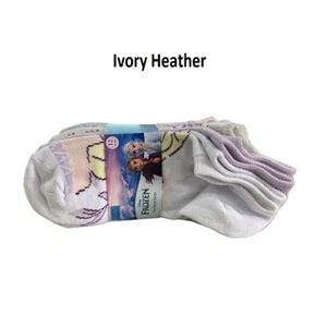 Disney's Frozen Girl's 12 Pair Set Soft Comfort No Show Snug Socks - Picture 1 of 5