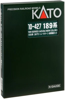 KATO N Gauge 189 Series Azusa New Color Add-On 4-Car Set 10-427 Model Train - image 1 of 2