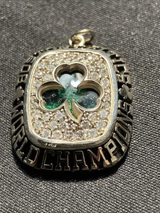 Rare Collectible 10k Gold and Diamond Celtics Championship Pendant - Picture 1 of 6