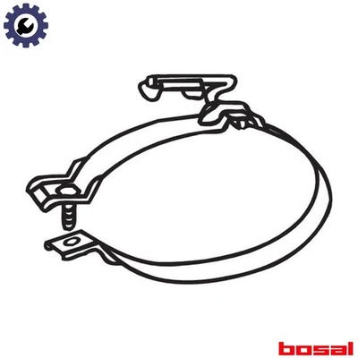 SISTEMA DE ESCAPE DE MONTAJE 251-916 PARA OPEL OPTIMA KADETT/Hatchback/Convertible 1.3L Foto 1 de 4