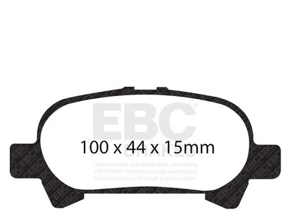 For 2000-2007 Toyota Avalon Brake Pad Set Rear EBC 84588CQBK 2001 2002 2003 2004 - Image 1 of 4