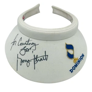 Visiera campo da golf The Dominion autografata firmata da George Strait - Foto 1 di 4