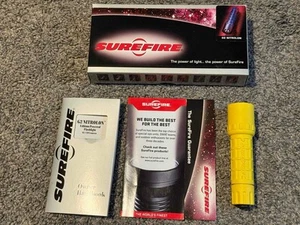 SureFire G2-YL G2 Nitrolon Incandescent 60 Lumen Flashlight Yellow Tested in Box - Picture 1 of 15