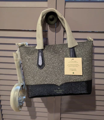 Kate Spade Lola блестящий чехол сумочка - Dusknavy WKR00159 новый с ярлыками  - Изображение 1 из 4
