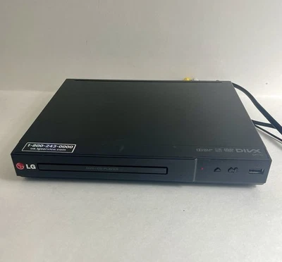 LG DVD CD Reproductor USB Grabación Directa Reproducción Xvid Modelo DP132.  Sin mando a distancia. Foto 1 de 4