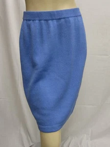 St. John Knit COLLECTION NWOT Skirt Blue Size 12 - Picture 1 of 1