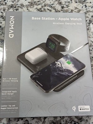 Nomad Base Station Apple Watch Qi Wireless Charging Pad 7.5w Output for Apple - Image 1 of 3