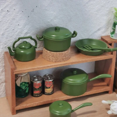 1Set 1:12 Scale Doll House Miniatures Accessories Pot Baking Tools Kitchenware - Image 1 of 4