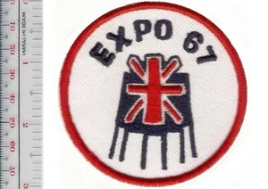 Weltausstellung Montreal Expo 1967 British Pavillon Terre des Hommes QC, Canada Patc - Bild 1 von 1