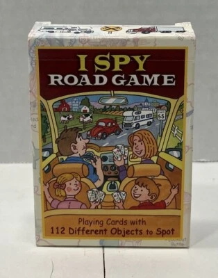 I Spy Road Game Travel Playing Cards 112 Different Objects To Spot Sealed Cards - Image 1 of 4