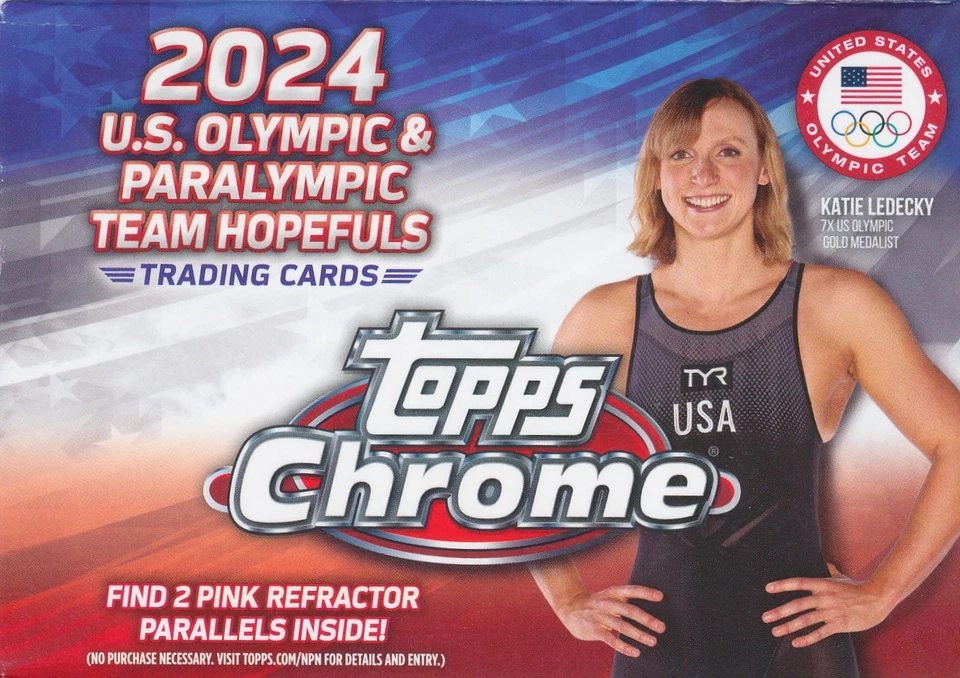 2024 Topps Chrome US Olympic Base Cards (1 thru 200) - COMPLETE YOUR SET! - Image 1 of 1