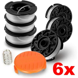 6 Stück Spule Spulendeckel Ersatz Kit Für Black Decker Rasentrimmer Fadenspule - Bild 1 von 13