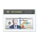 US 45. Präsident Donald Trump Souvenir Silber Banknote und Muschel 1.000.000 USD