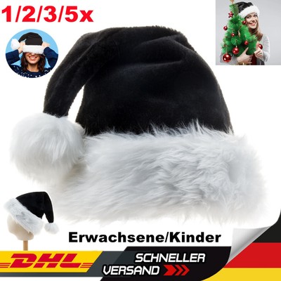 Coole Weihnachtsmütze Von Com-four® - Flauschige Nikolausmütze Mit Bommel Für Perfekte Weihnachtsstimmung