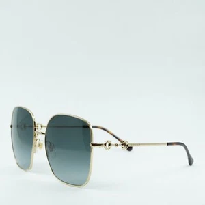 New GUCCI GG0879S 001 Gold/Grey 61-18-140 Sunglasses - Picture 1 of 6