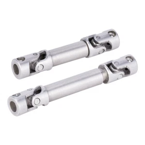 2PCS Stainless Steel Drive Shaft for RedCat Ascent 18 1/18 RC Crawler Upgrade - Picture 1 of 11