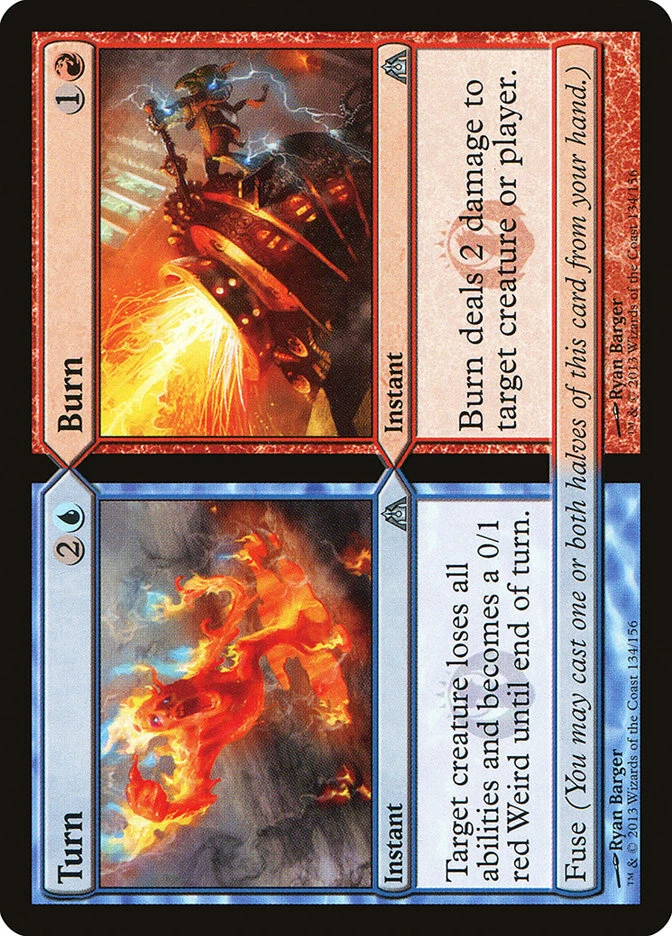 Turn // Burn [Dragon's Maze] Magic MTG - Image 1 of 1