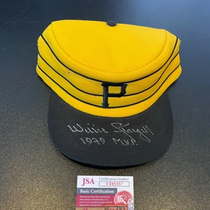 Willie Stargell "1979 MVP" Signed Authentic Pittsburgh Pirates Baseball Hat JSA - Picture 1 of 10