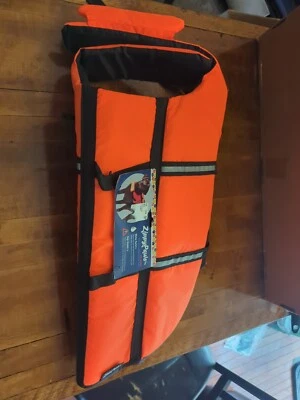 Zippy Paws Dog Life Jacket Xl  Orange Hunting High Visibility  - Image 1 of 4
