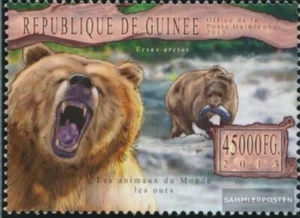 Guinea 9840 nuevo con goma original 2013 osos - Imagen 1 de 1