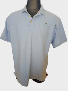 ORVIS Polo Shirt Mens 2XL XXL Light Blue Heavy Cotton Performance Short Sleeve - Picture 1 of 12