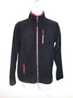 Primark Cedarwood State Black & Red Long Sleeved Fleece Zip Up Jacket Size S