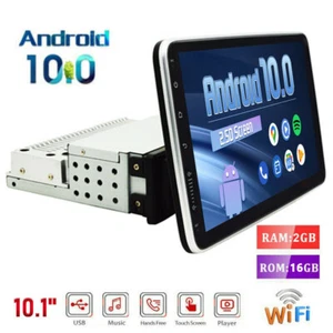 10.1 Inch Android 11 Car MP5 Player 1 Din Radio Bluetooth USB FM Stereo GPS Wifi - Picture 1 of 11