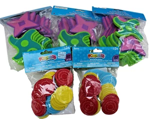 5 BAG LOT CREATOLOGY FOAM FLYING STARS & FOAMIES MIXED MEDIA STICKERS - Picture 1 of 4