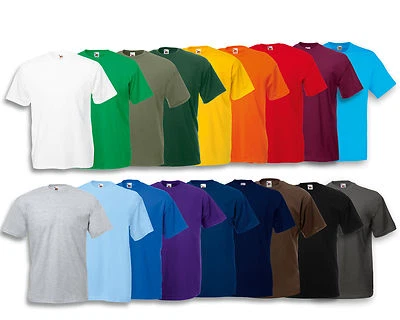 5er/10er FRUIT OF THE LOOM T SHIRTS SETS S M L XL XXL VALUEWEIGHT NEU SHIRT - Bild 1 von 2