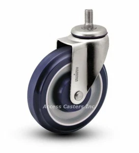 5DSHCT 5" Shopping Cart Swivel Caster, Polyurethane Tread, 250 lb. Capacity - Picture 1 of 1