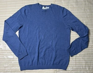 Mens Cotton Jumper Topman Blue Size L - Picture 1 of 6