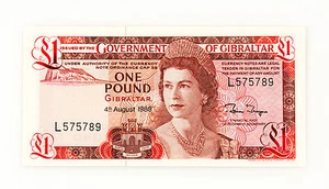 Gibraltar One Pound 1988 Au-Unc. P-20e - Picture 1 of 2