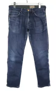 Wrangler Bostin Vaqueros Hombres W30 L30 Denim Azul Delgado Elástico Triquitos - Imagen 1 de 14
