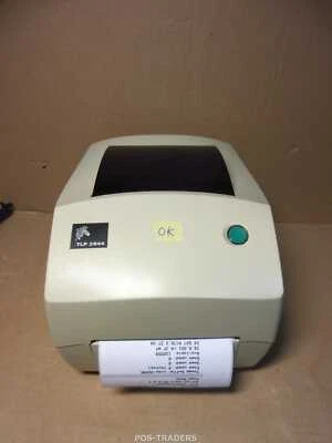 ZEBRA TLP-2844 USB Thermal Label Printer 4.09" / 104mm Drucker TESTED - INCL PSU - Bild 1 von 4