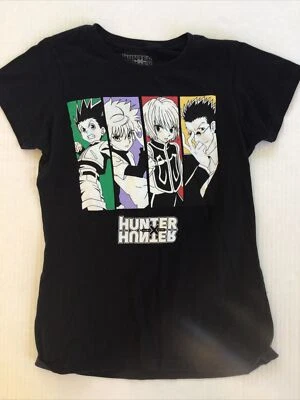 Hunter X Hunter T Shirt Women’s Medium Black Short Sleeve 2 Side Anime - Image 1 of 4