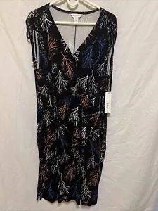 Vestido para mujer Liz Claiborne Midi talla XL $59.00 Precio de venta sugerido por el fabricante cuello en V sin mangas ¡Nuevo con etiquetas Lindo! - Imagen 1 de 13