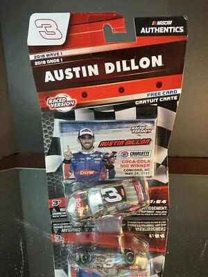 Austin Dillon #3 DOW Patriotic Coca-Cola 600 Win Wave 1 2017 Chevrolet SS 1:64 - Image 1 of 2