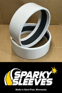 PVC Drift Sleeves 10.75" Dia 4" Wide 1/2" Thick with Round Edges and Grip Tape - Picture 1 of 6