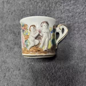 R. CAPODIMONTE Coffee / Tea Cup - Italy Lovely detail 7cm Tall - Picture 1 of 6