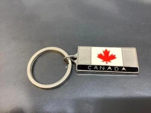 Vintage Souvenir Keyring CANADA Keychain MAPLE LEAF Porte-Clés FEUILLE D ÉRABLE - Picture 1 of 3